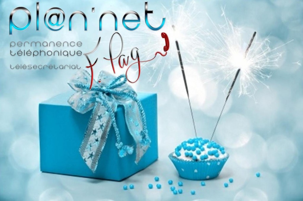 Anniversaire 2 ans Plan'net Flag -